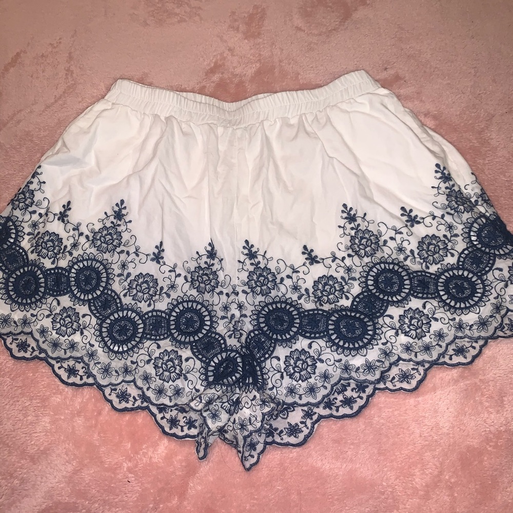 Embroidered Matching Short Set - Picture 3 of 7